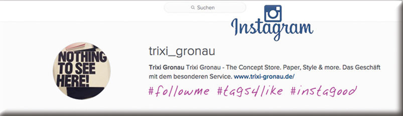 Instagram trixi gronau button