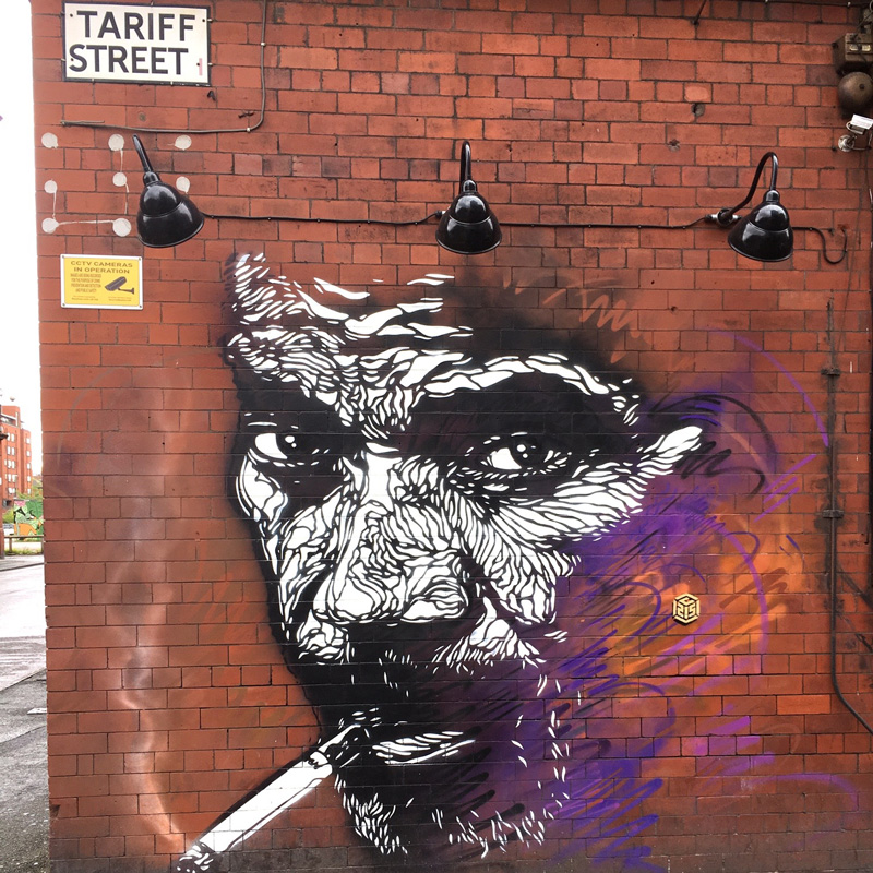 Manchester, northern-quarter-street-art-Tariff Street