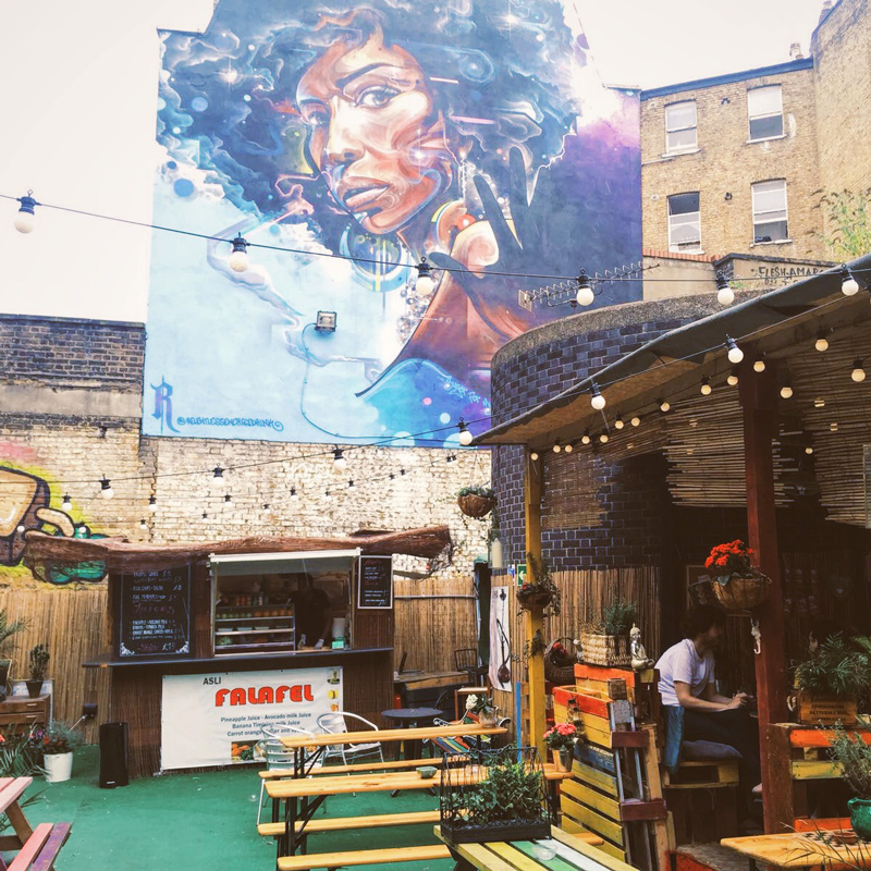 Brixton afro graffity