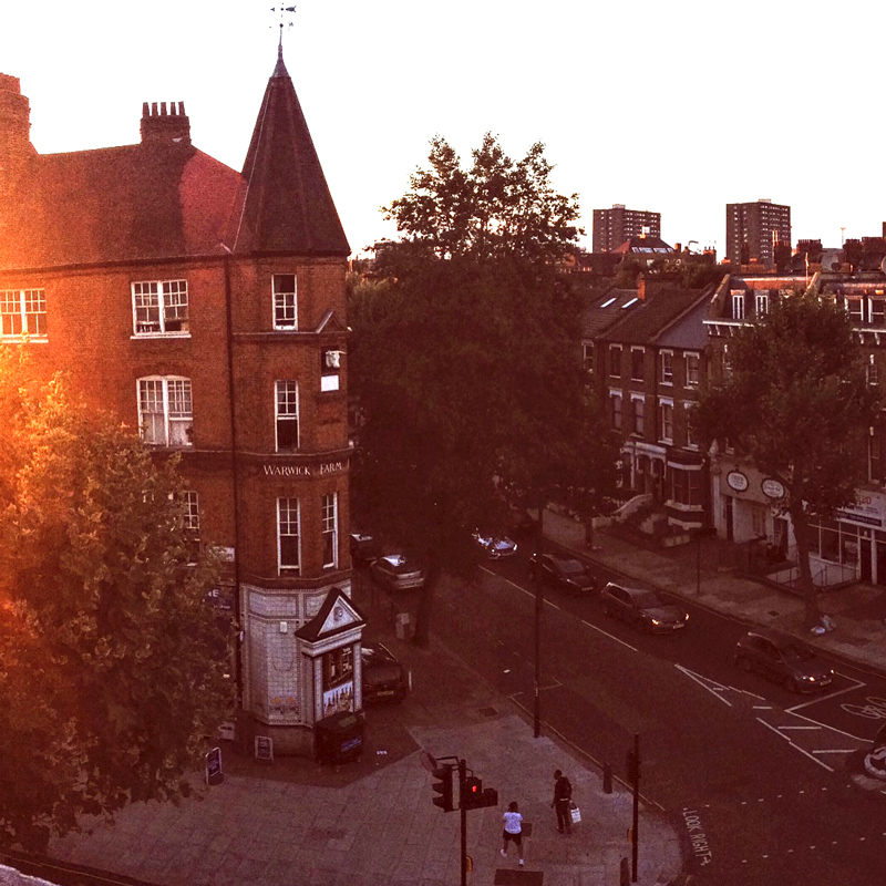 The roofs of notting-hill, london