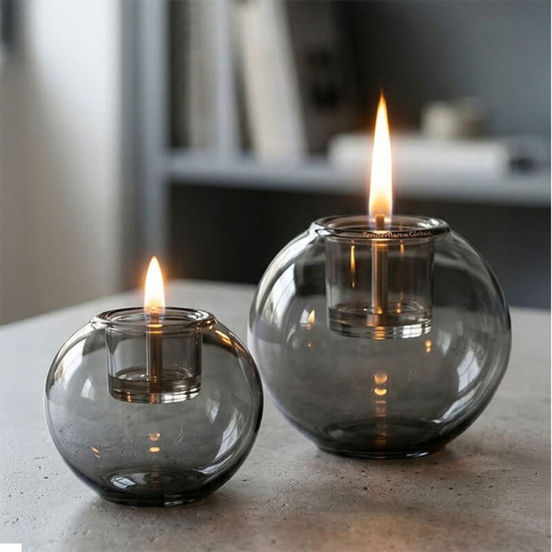 Tenderflame Globus Gift Set graphite Bioethanol Geschenkset