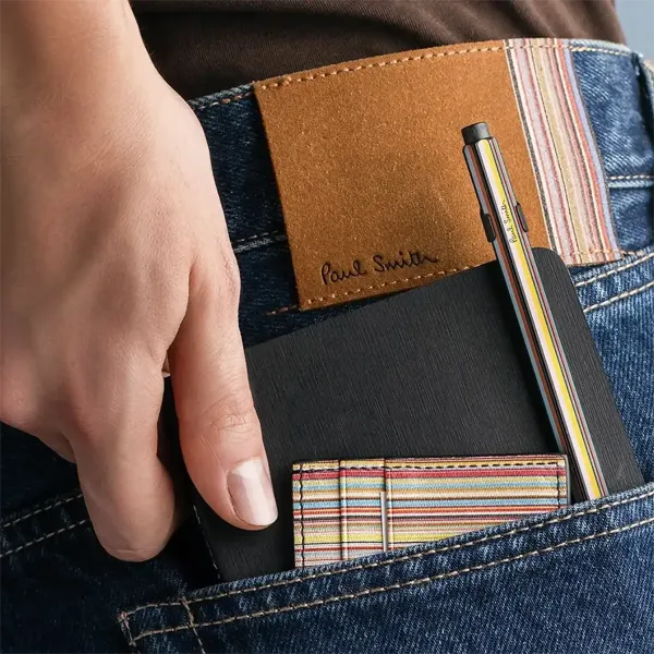 A6 Notizbuch Paul Smith Edition in der Hosentasche