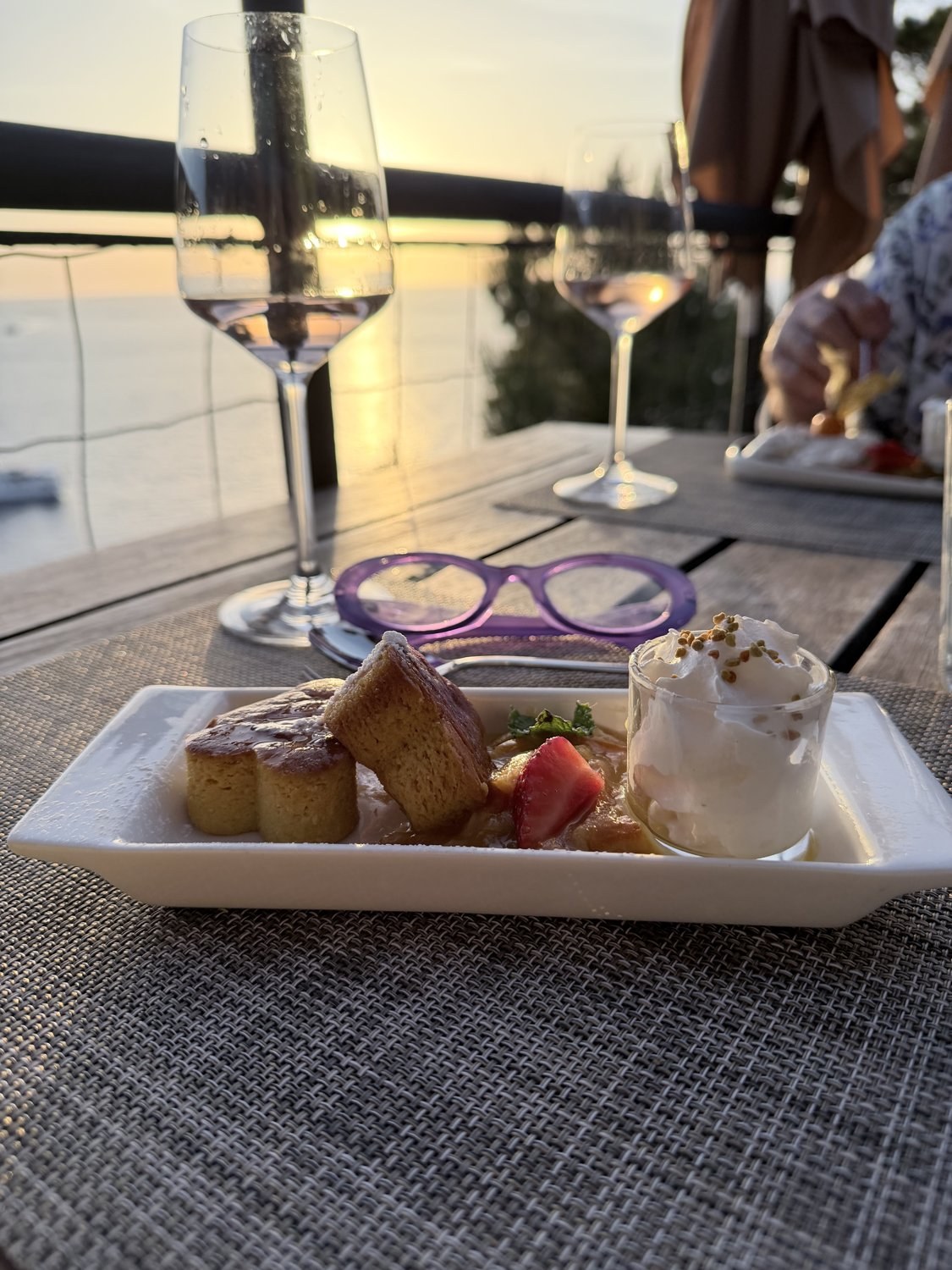 Tarta de naranjas y almendras de Soller mit Cointreau Reduktion