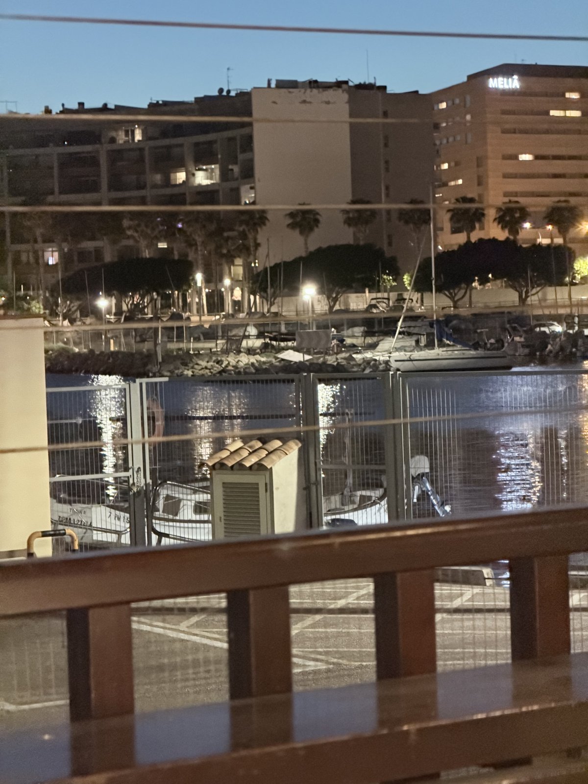 Hafen am Portixol in der blauen Stunde