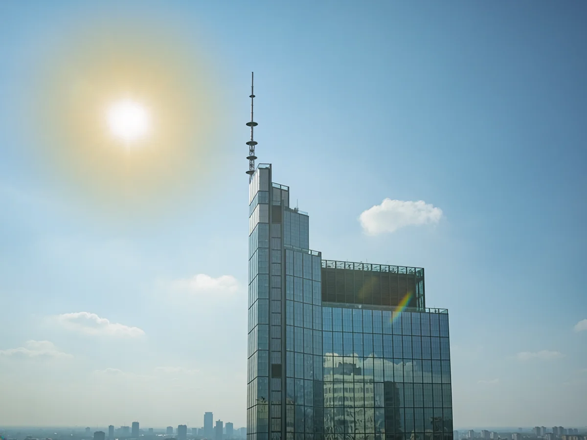 Varso Tower Warschau höchstes Hochhaus EU Sonne Glasfassade