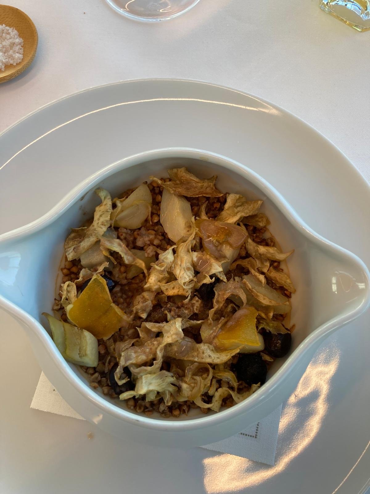Buckwheat cookpot at Ducasse sur Seine