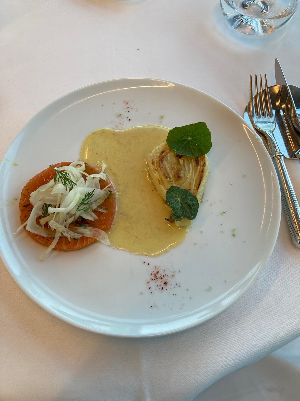 Saumon Label Rouge at Ducasse sur Seine