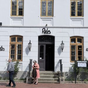 Fassade von Pades Restaurant in der Grünen Straße in Verden an der Aller