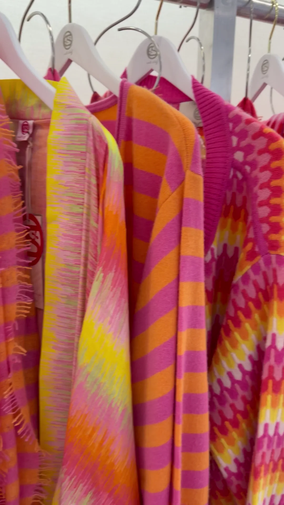 Colourful knitwear and scarves from Cute Stuff at Supreme Women and Men in Munich